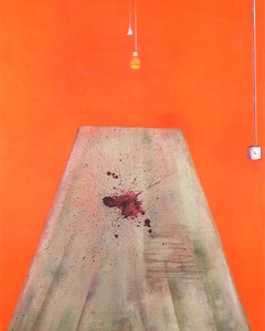 "Sangre en el suelo" de Francis Bacon, 1986